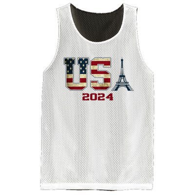 Usa 2024 United States Sport Us American Flag Team 2024 Mesh Reversible Basketball Jersey Tank