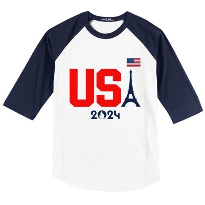 Usa 2024 United States Summer Sport Usa Team 2024 Us Baseball Sleeve Shirt