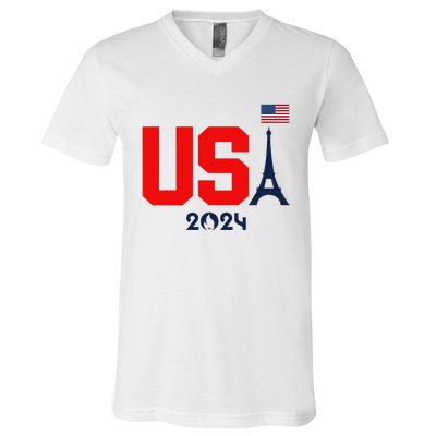 Usa 2024 United States Summer Sport Usa Team 2024 Us V-Neck T-Shirt