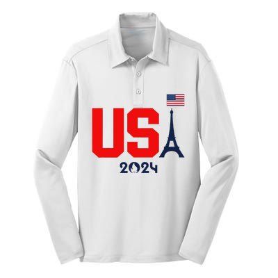 Usa 2024 United States Summer Sport Usa Team 2024 Us Silk Touch Performance Long Sleeve Polo