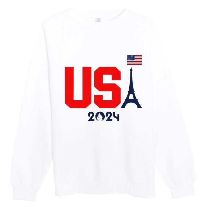 Usa 2024 United States Summer Sport Usa Team 2024 Us Premium Crewneck Sweatshirt