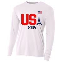 Usa 2024 United States Summer Sport Usa Team 2024 Us Cooling Performance Long Sleeve Crew