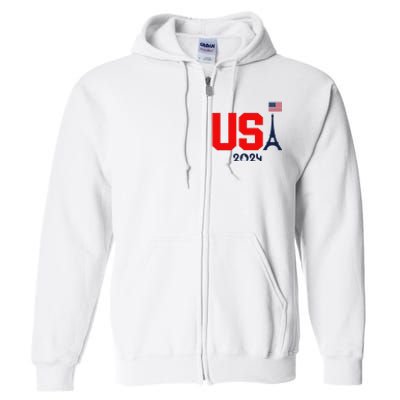 Usa 2024 United States Summer Sport Usa Team 2024 Us Full Zip Hoodie