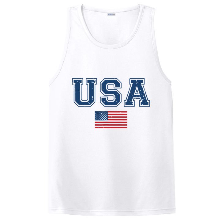 Usa 2024 United States Sport Usa Team 2024 Us PosiCharge Competitor Tank