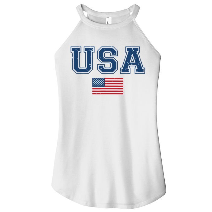 Usa 2024 United States Sport Usa Team 2024 Us Women's Perfect Tri Rocker Tank