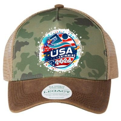 Usa 2024 United States American Sport 2024 Legacy Tie Dye Trucker Hat