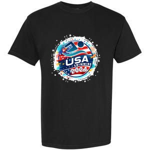 Usa 2024 United States American Sport 2024 Garment-Dyed Heavyweight T-Shirt