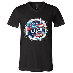 Usa 2024 United States American Sport 2024 V-Neck T-Shirt