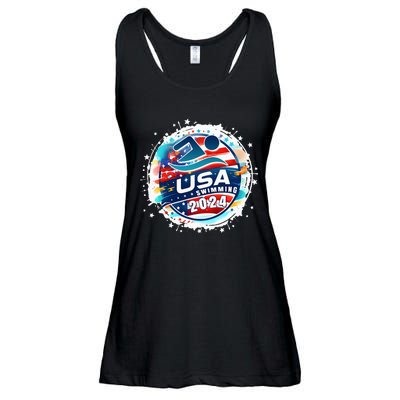 Usa 2024 United States American Sport 2024 Ladies Essential Flowy Tank