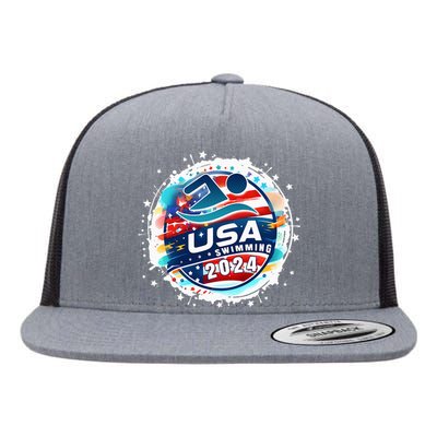 Usa 2024 United States American Sport 2024 Flat Bill Trucker Hat