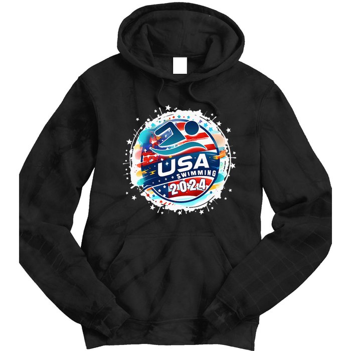 Usa 2024 United States American Sport 2024 Tie Dye Hoodie