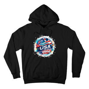 Usa 2024 United States American Sport 2024 Tall Hoodie