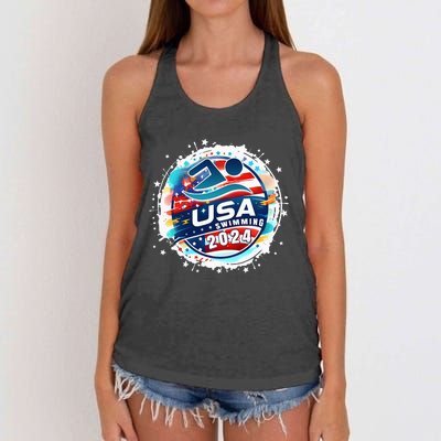 Usa 2024 United States American Sport 2024 Women's Knotted Racerback Tank