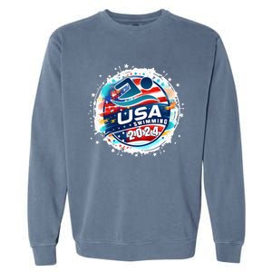 Usa 2024 United States American Sport 2024 Garment-Dyed Sweatshirt