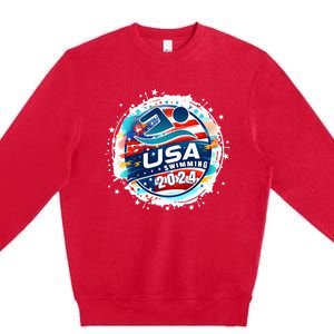 Usa 2024 United States American Sport 2024 Premium Crewneck Sweatshirt