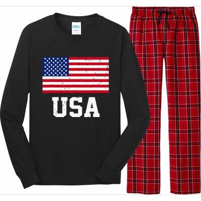 Usa 2024 United States Sport Usa Team 2024 Summer Games 2024 Long Sleeve Pajama Set