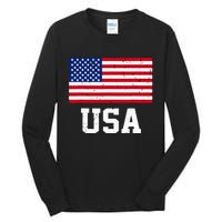 Usa 2024 United States Sport Usa Team 2024 Summer Games 2024 Tall Long Sleeve T-Shirt