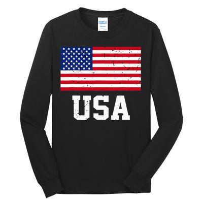 Usa 2024 United States Sport Usa Team 2024 Summer Games 2024 Tall Long Sleeve T-Shirt