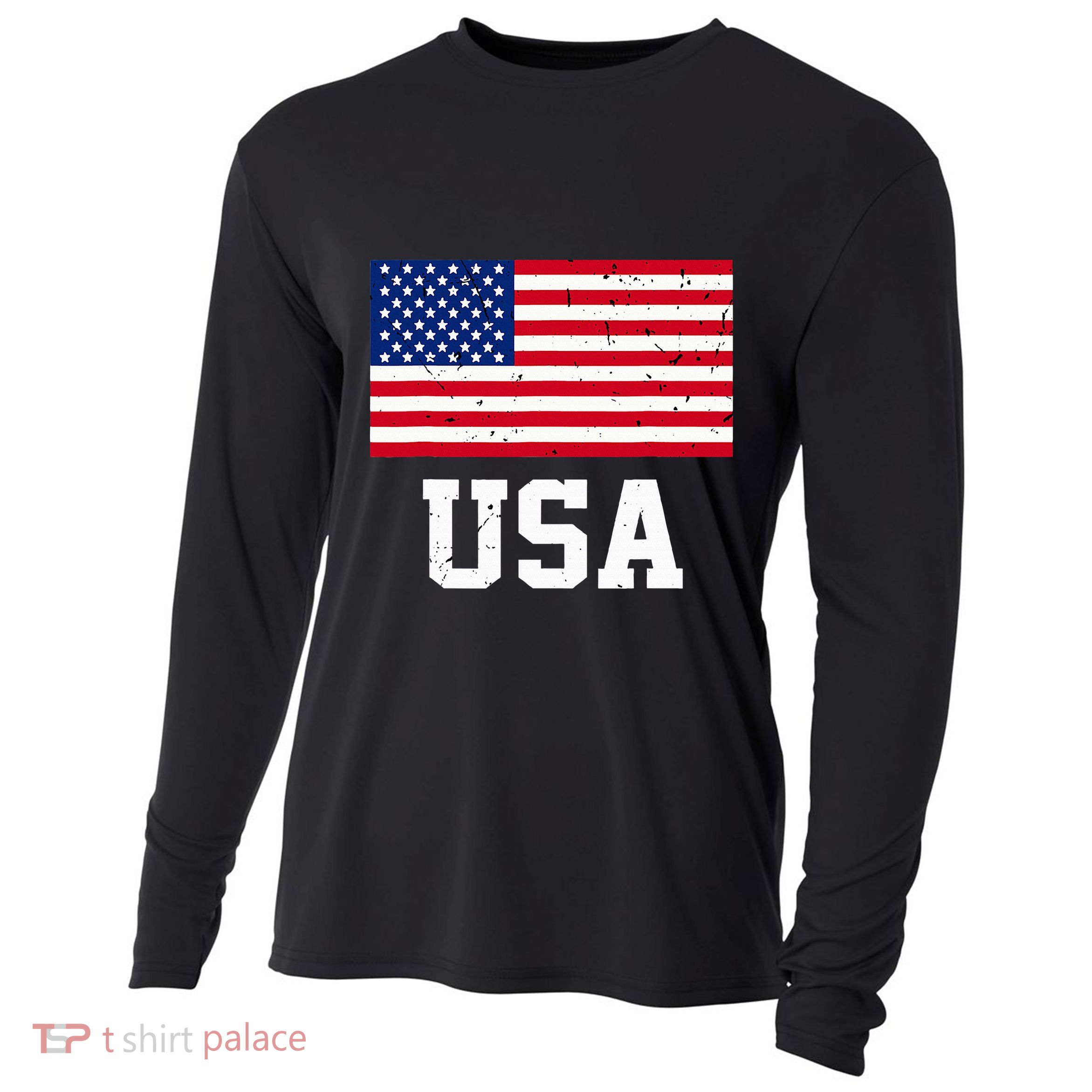 Usa 2024 United States Sport Usa Team 2024 Summer Games 2024 Cooling Performance Long Sleeve Crew