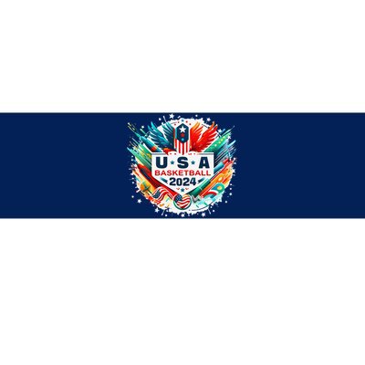 Usa 2024 United States Basketball American Sport 2024 Usa Bumper Sticker