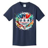 Usa 2024 United States Basketball American Sport 2024 Usa Kids T-Shirt