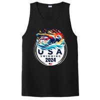 Usa 2024 United States American Sport 2024 Swimming PosiCharge Competitor Tank