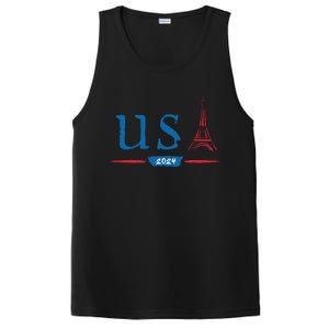 Usa 2024 United States Usa Paris Souvenir Holiday 2024 PosiCharge Competitor Tank