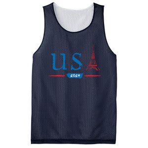 Usa 2024 United States Usa Paris Souvenir Holiday 2024 Mesh Reversible Basketball Jersey Tank