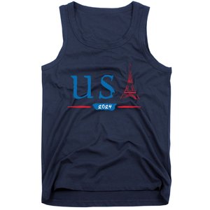 Usa 2024 United States Usa Paris Souvenir Holiday 2024 Tank Top