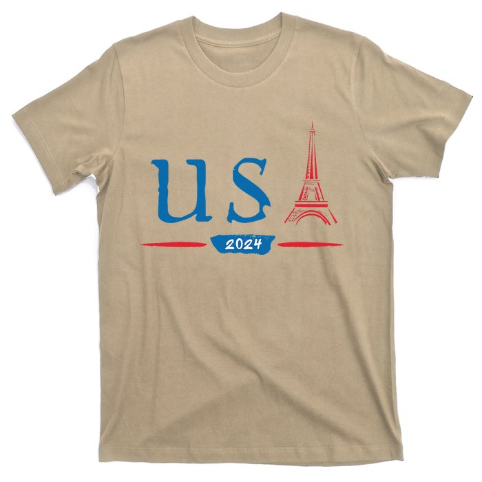 Usa 2024 United States Usa Paris Souvenir Holiday 2024 T-Shirt