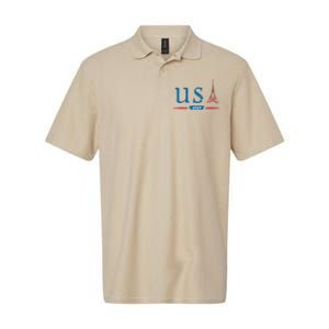 Usa 2024 United States Usa Paris Souvenir Holiday 2024 Softstyle Adult Sport Polo