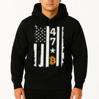 Usa 47th Flag Bitcoin Design – Trump Crypto Supporter Hoodie