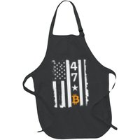 Usa 47th Flag Bitcoin Design – Trump Crypto Supporter Apron