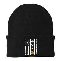 Usa 47th Flag Bitcoin Design – Trump Crypto Supporter Beanie