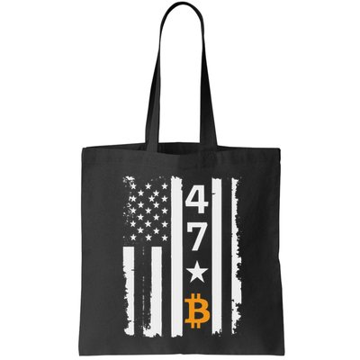 Usa 47th Flag Bitcoin Design – Trump Crypto Supporter Bag