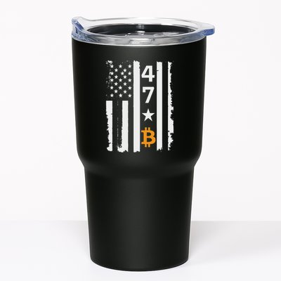 Usa 47th Flag Bitcoin Design – Trump Crypto Supporter Tumbler