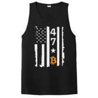 Usa 47th Flag Bitcoin Design – Trump Crypto Supporter PosiCharge Competitor Tank