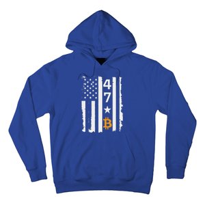 Usa 47th Flag Bitcoin Design – Trump Crypto Hoodie