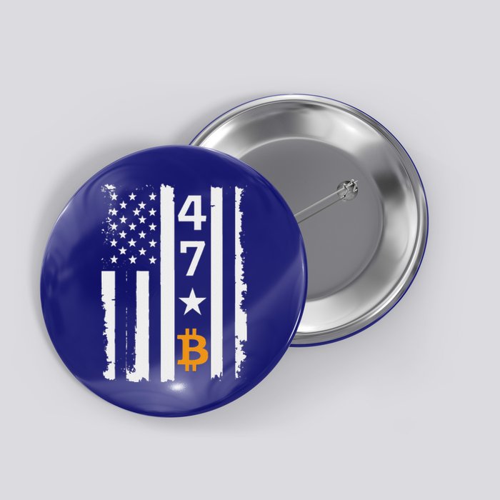 Usa 47th Flag Bitcoin Design – Trump Crypto Button