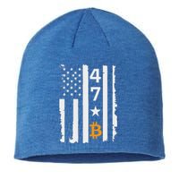 Usa 47th Flag Bitcoin Design – Trump Crypto Sustainable Beanie