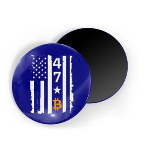 Usa 47th Flag Bitcoin Design – Trump Crypto Magnet