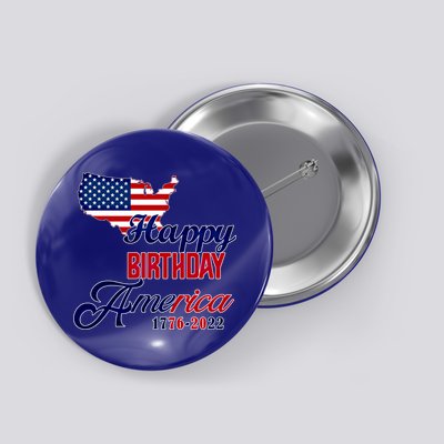 Usa 4th July Gift Happy Birthday America Gift Commemorative Cute Gift Button