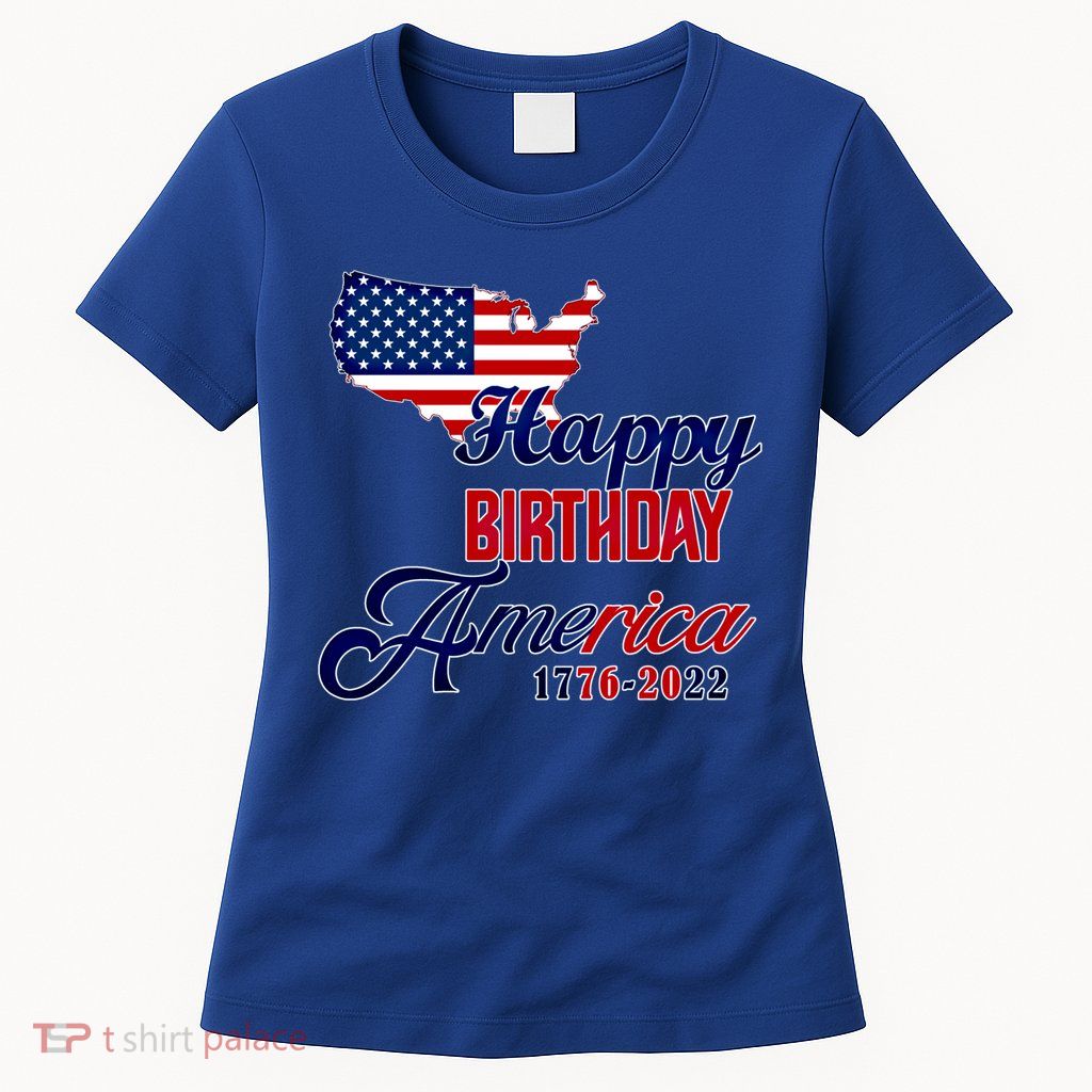 Usa 4th July Gift Happy Birthday America Gift Commemorative Cute Gift Womens T-Shirt