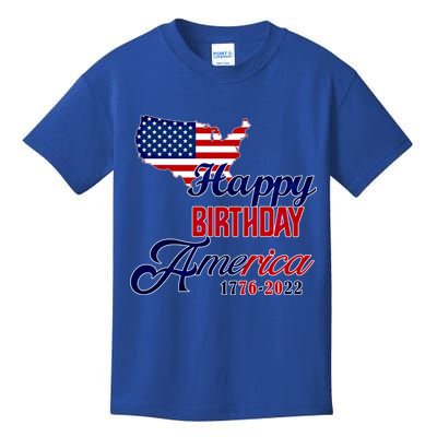 Usa 4th July Gift Happy Birthday America Gift Commemorative Cute Gift Kids T-Shirt