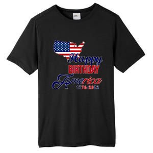 Usa 4th July Gift Happy Birthday America Gift Commemorative Gift Tall Fusion ChromaSoft Performance T-Shirt