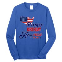 Usa 4th July Gift Happy Birthday America Gift Commemorative Gift Long Sleeve Shirt