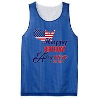 Usa 4th July Gift Happy Birthday America Gift Commemorative Gift Mesh Reversible Basketball Jersey Tank