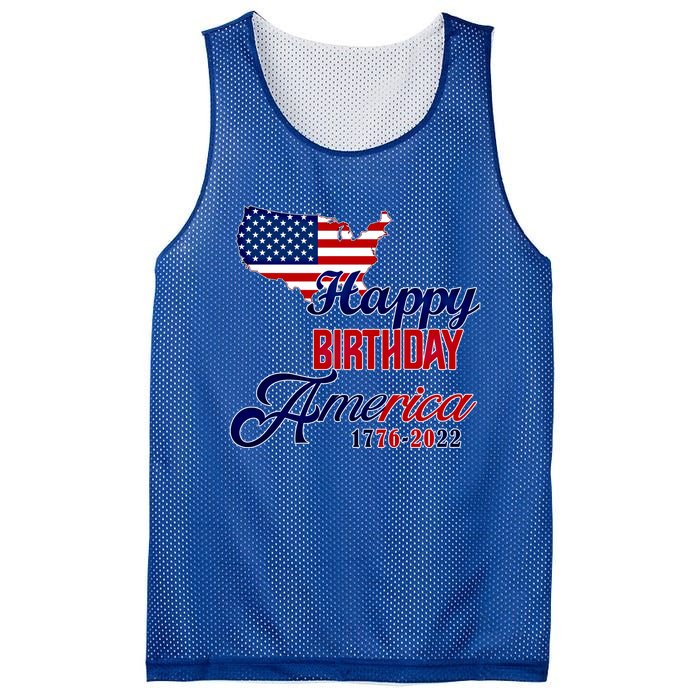 Usa 4th July Gift Happy Birthday America Gift Commemorative Gift Mesh Reversible Basketball Jersey Tank