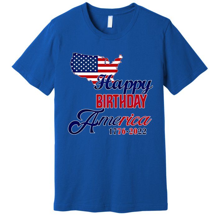 Usa 4th July Gift Happy Birthday America Gift Commemorative Gift Premium T-Shirt