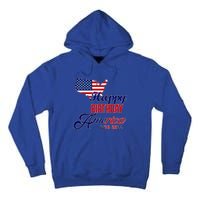 Usa 4th July Gift Happy Birthday America Gift Commemorative Gift Tall Hoodie